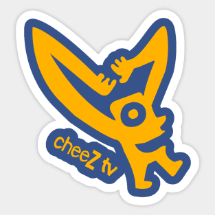 Cheez TV Logo Sticker